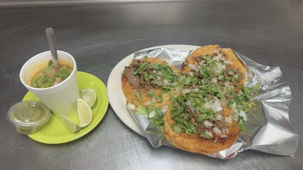 3 Tacos De Barbacoa